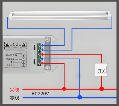 交直应急led灯管AC/DC220v两用